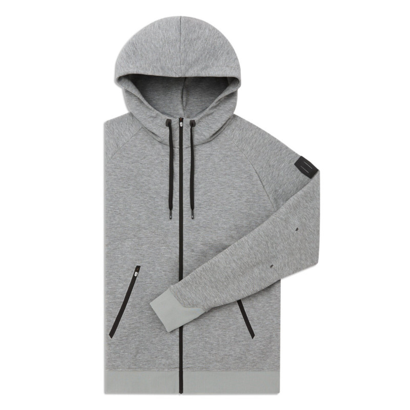 Pánská mikina On ZIPPED HOODIE  - světle šedá