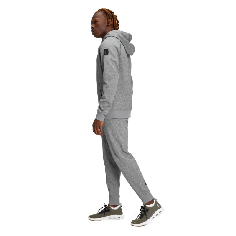 Pánská mikina On ZIPPED HOODIE  - světle šedá