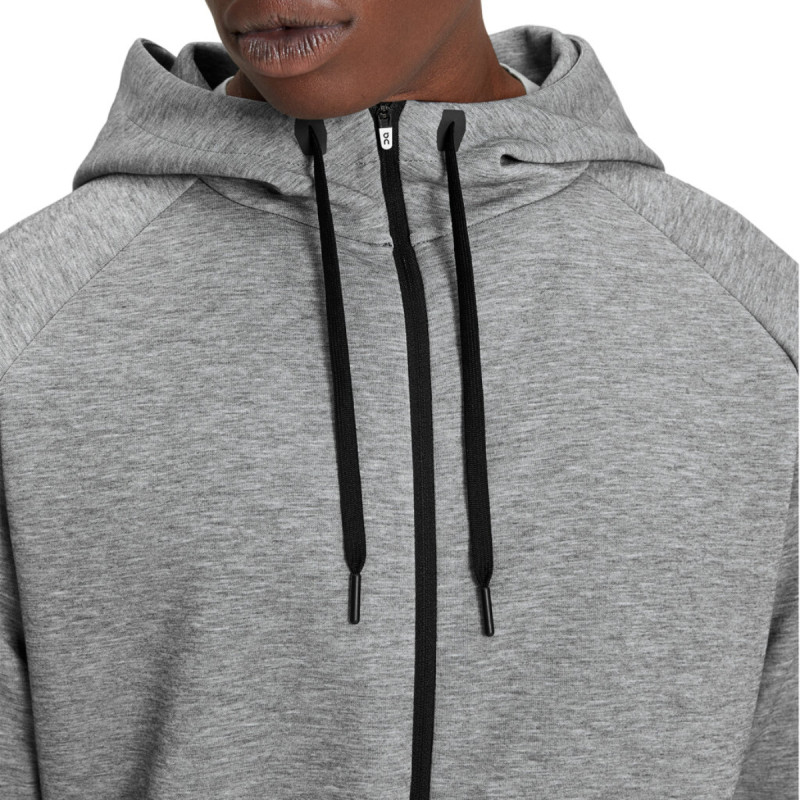 Pánská mikina On ZIPPED HOODIE  - světle šedá