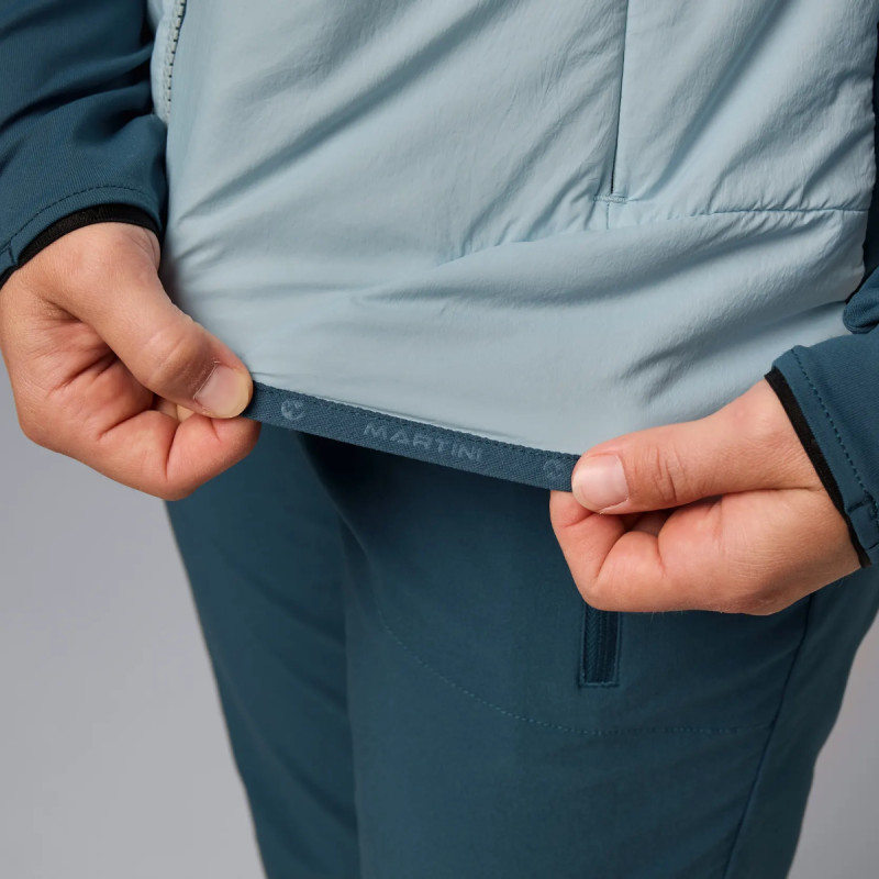 Dámska bunda Martini Sportswear HILLCLIMB HYBRID  - svetlo modrá