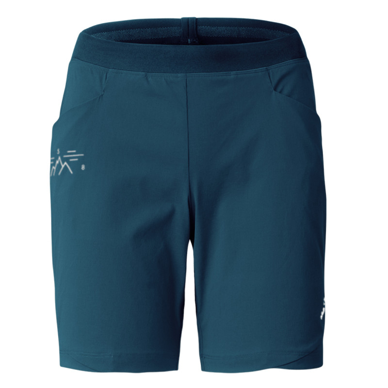 Dámske turistické kraťasy Martini Sportswear ALPMATE  - petrolejová