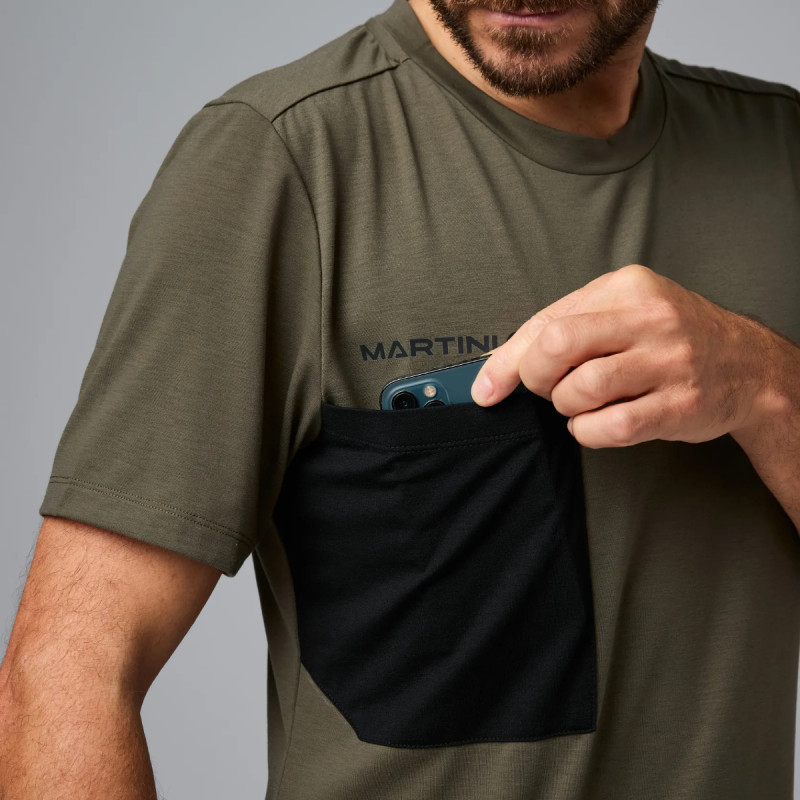 Pánské funkční tričko Martini Sportswear HILLCLIMB  - světle hnědá