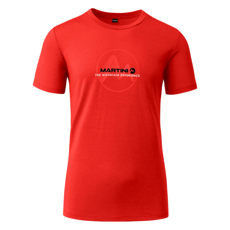 Pánske turistické funkčné tričko Martini Sportswear NEVERREST  - červená