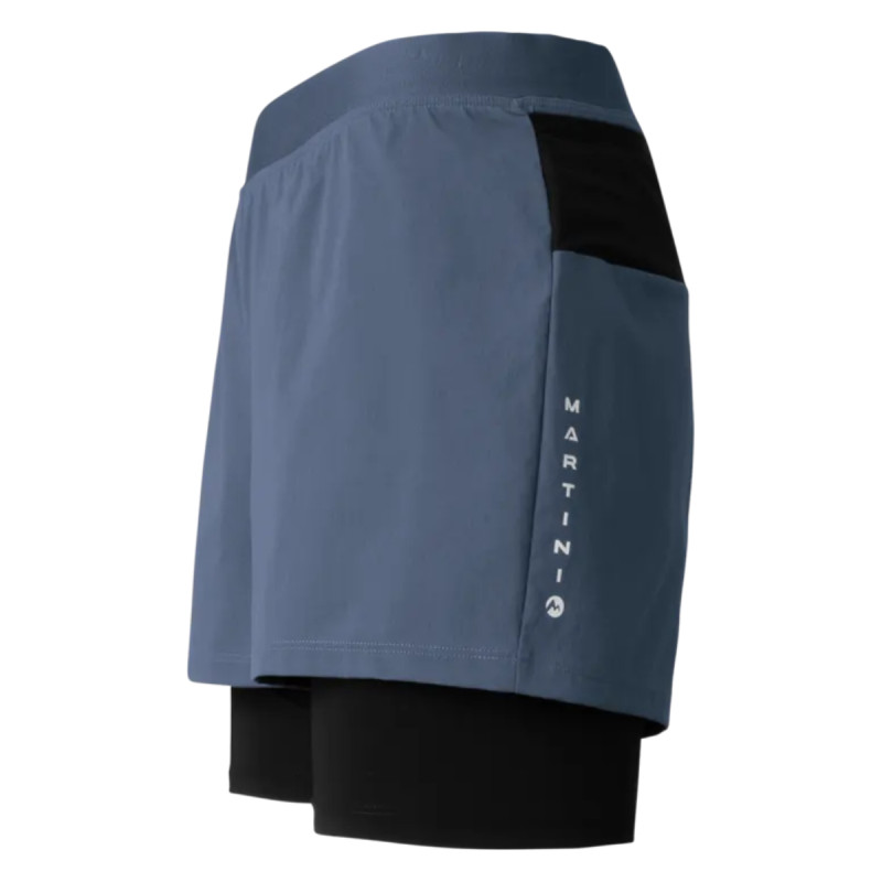 Dámske kraťasy Martini Sportswear PACEMAKER 2IN1  - modrá