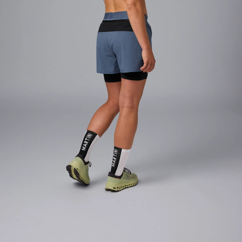 Dámske kraťasy Martini Sportswear PACEMAKER 2IN1  - modrá