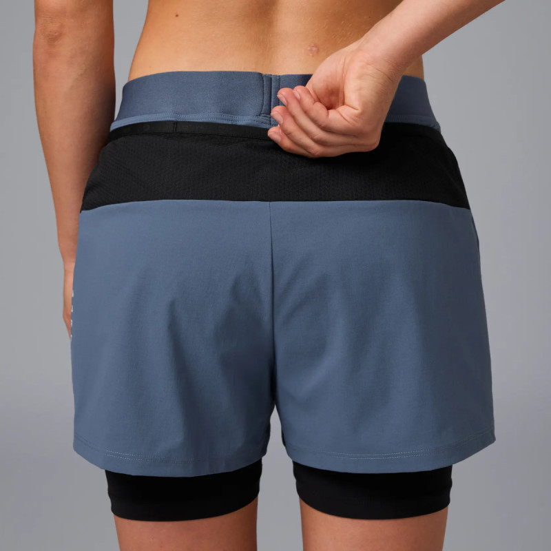 Dámske kraťasy Martini Sportswear PACEMAKER 2IN1  - modrá