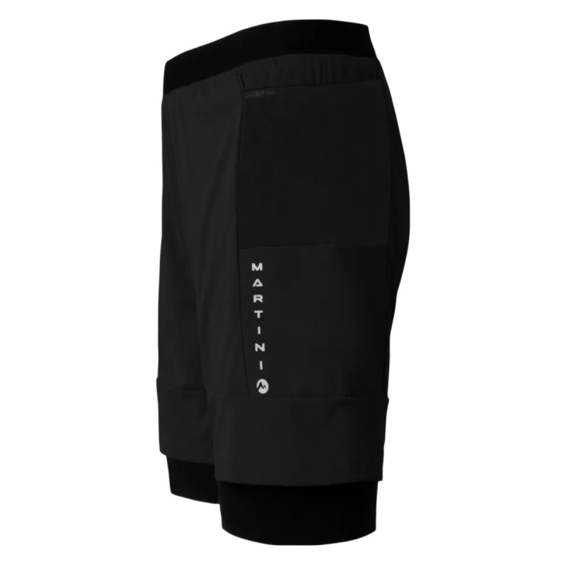 Pánské kraťasy Martini Sportswear PACEMAKER 2IN1  - černá