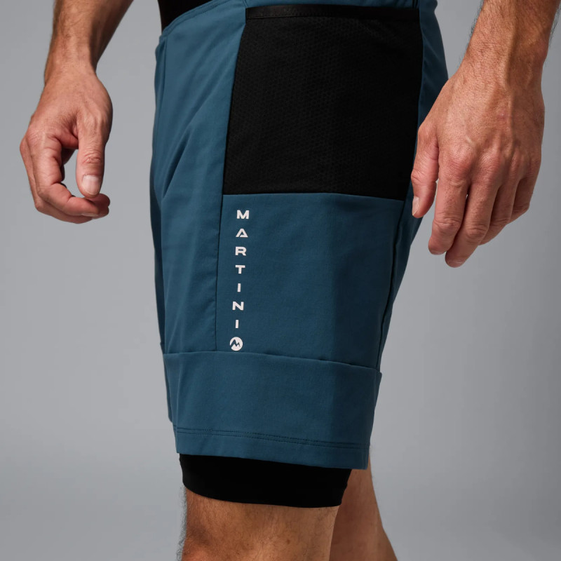 Pánské kraťasy Martini Sportswear PACEMAKER 2IN1  - černá