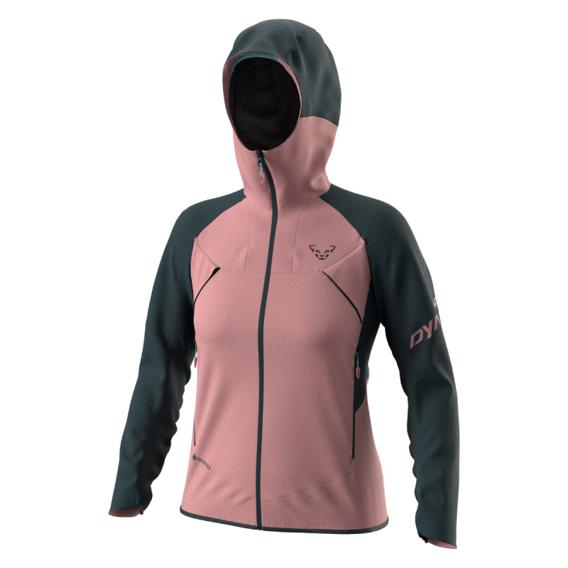 Dámska bunda Dynafit TRANSALPER GORE-TEX JACKET  - svetlo ružová