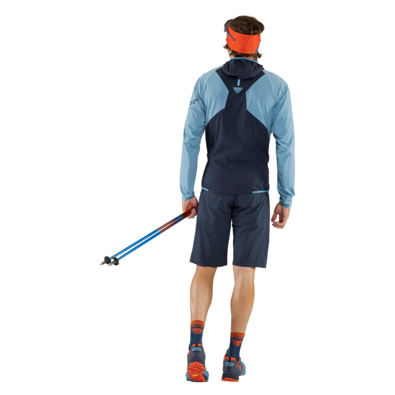 Pánske turistické kraťasy Dynafit TRAVERSE DYNASTRETCH SHORTS  - tmavo modrá