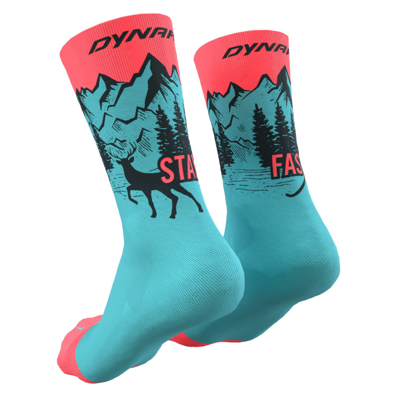 Ponožky Dynafit STAY FAST SOCKS  - svetlo modrá