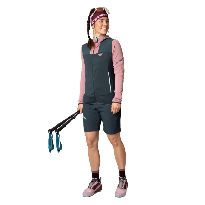 Dámske turistické kraťasy Dynafit TRAVERSE DYNASTRETCH SHORTS  - tmavo modrá