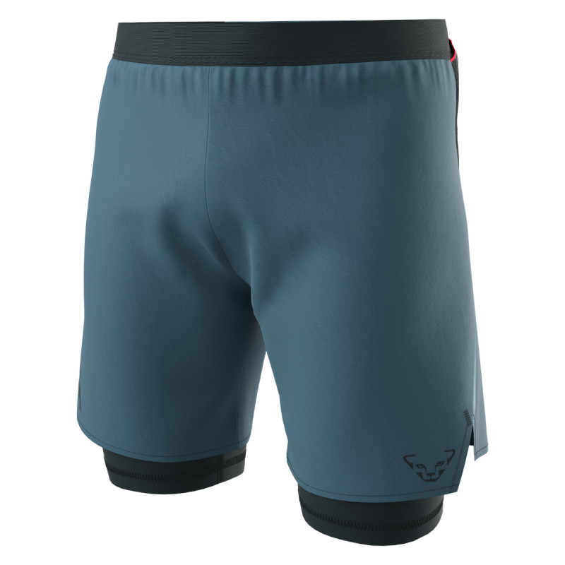 Pánske bežecké kraťasy Dynafit ALPINE PRO 2IN1 SHORTS  - modrá