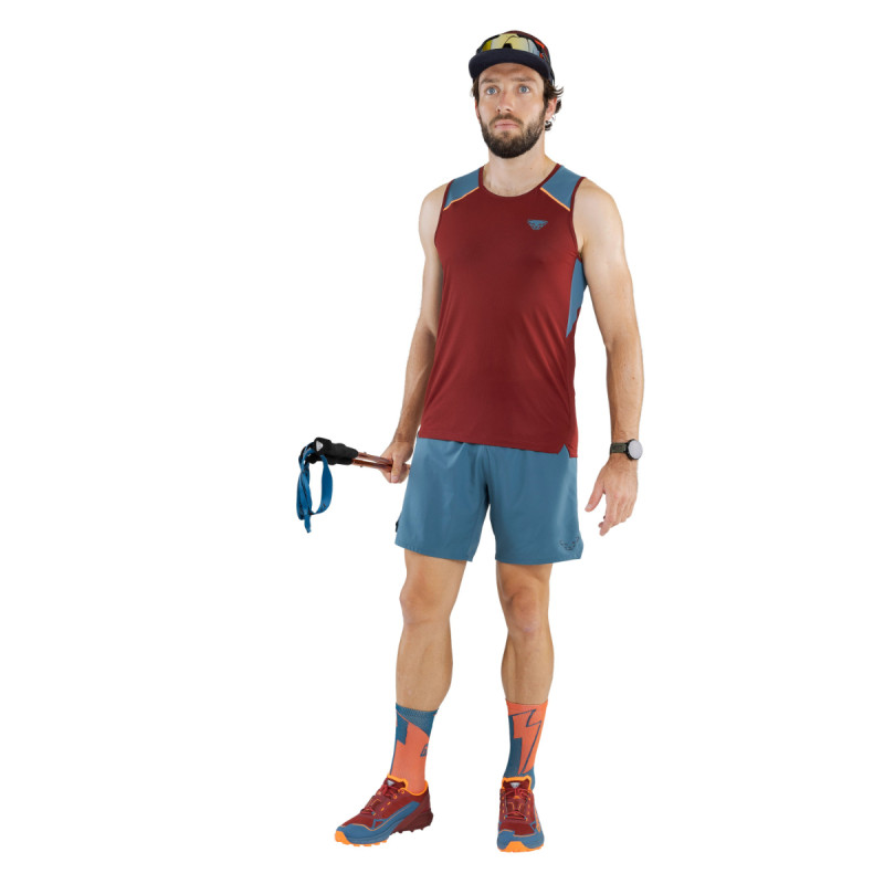 Pánske bežecké kraťasy Dynafit ALPINE PRO 2IN1 SHORTS  - modrá