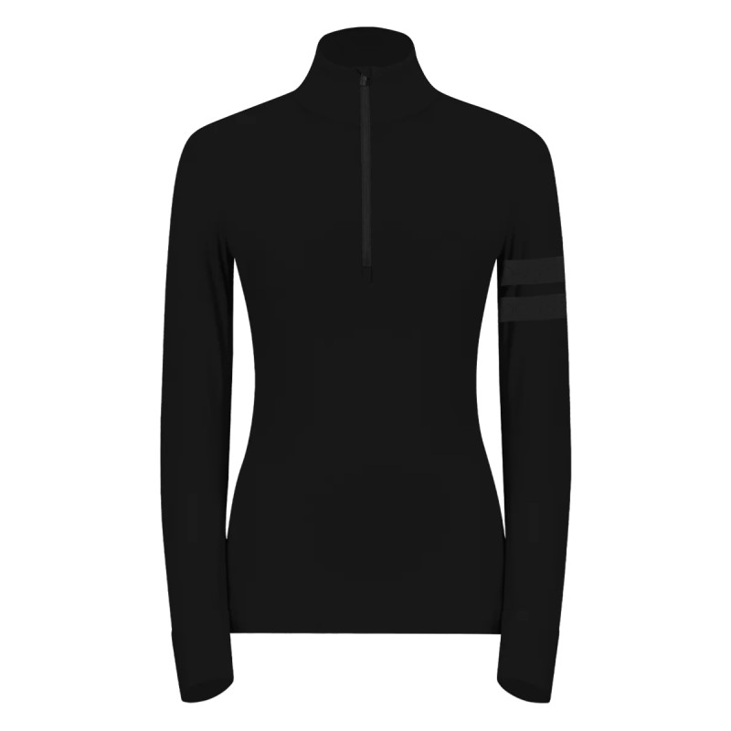 Dámska lyžiarská mikina OneMore 631 - TURTLENECK WITH HALF ZIP  - čierna