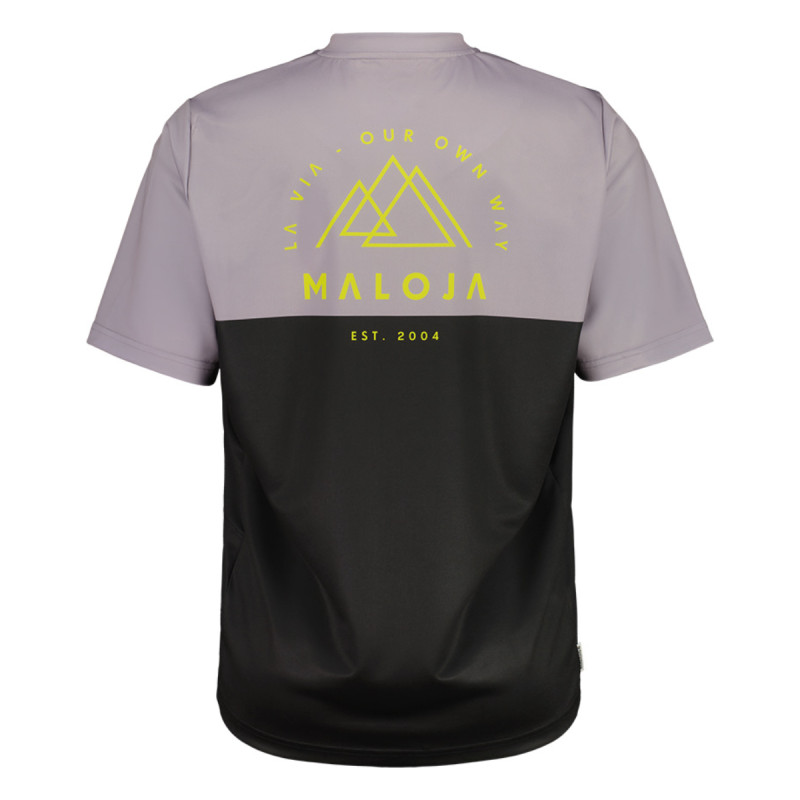 Pánský cyklistický dres Maloja BARETTIM. ALL MOUNTAIN 1/2  - černá