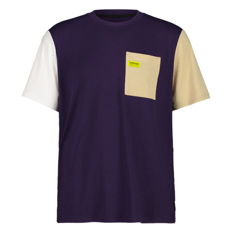 Pánske funkčné tričko Maloja MALIGNEM.  - tmavo fialová