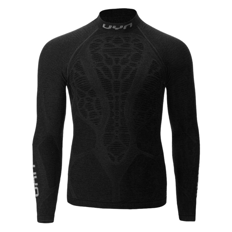 Pánske funkčné tričko UYN ELEVATYON BIOMORPH UW SHIRT LONG SL TURTLE NECK  - čierna