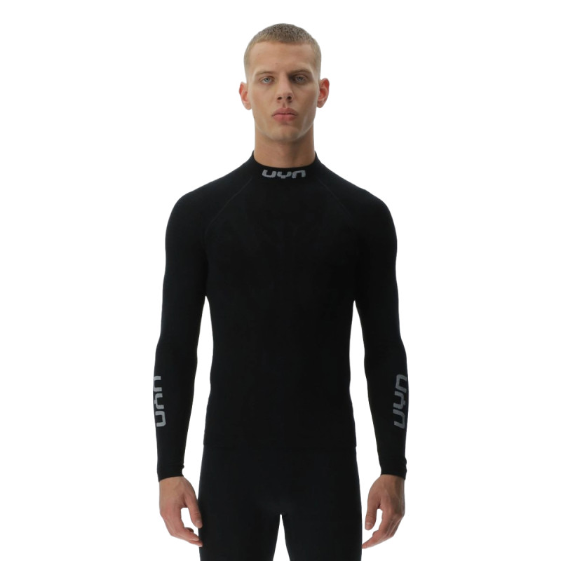 Pánske funkčné tričko UYN ELEVATYON BIOMORPH UW SHIRT LONG SL TURTLE NECK  - čierna