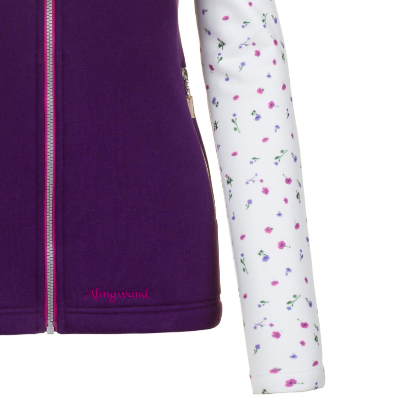 Dámská mikina Almgwand PLOMBERG  - fialová