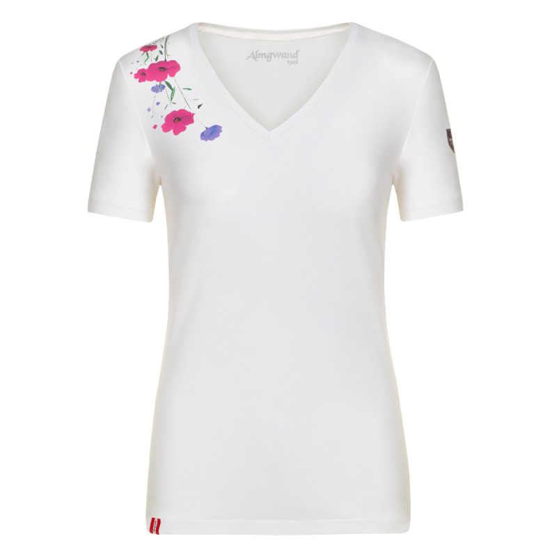 Dámske tričko Almgwand MAUCHELEALM  - biela