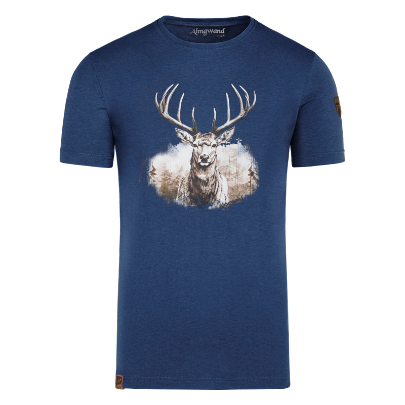 Pánské tričko Almgwand OBERALM  - tmavě modrá
