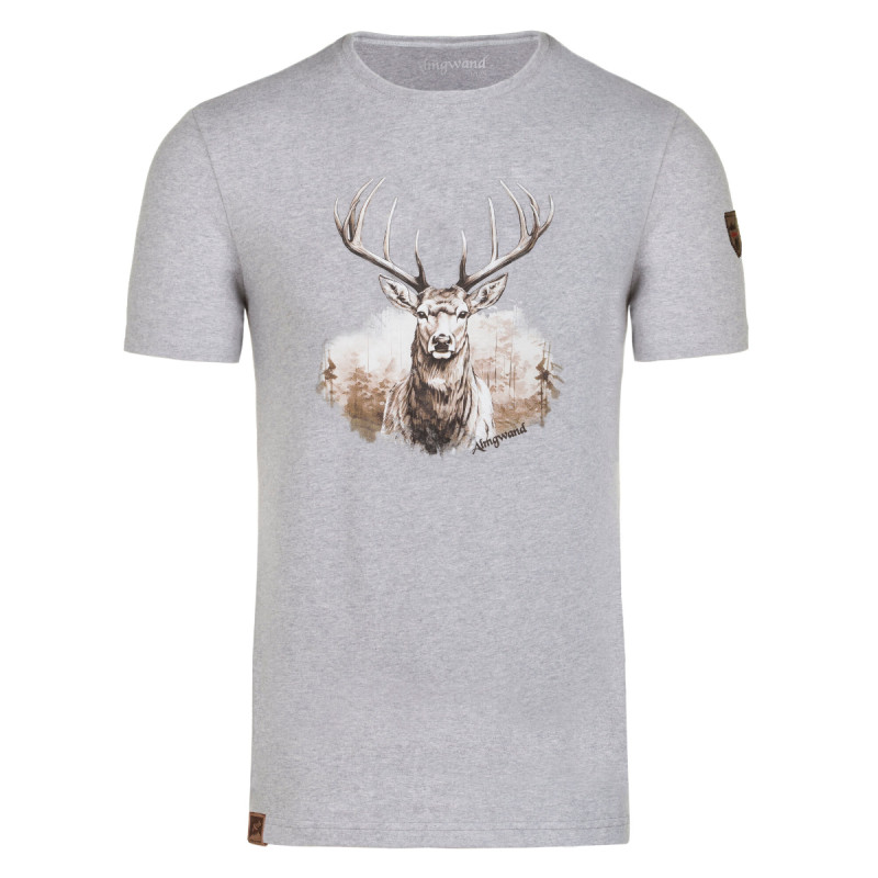 Pánské tričko Almgwand OBERALM  - světle šedá