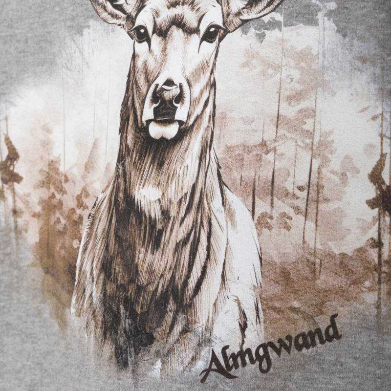 Pánské tričko Almgwand OBERALM  - světle šedá