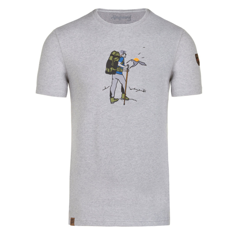 Pánské tričko Almgwand OLPERERALM  - světle šedá