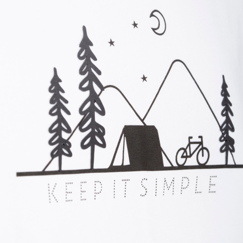 Pánské tričko Almgwand OSWALDIALM  - bílá