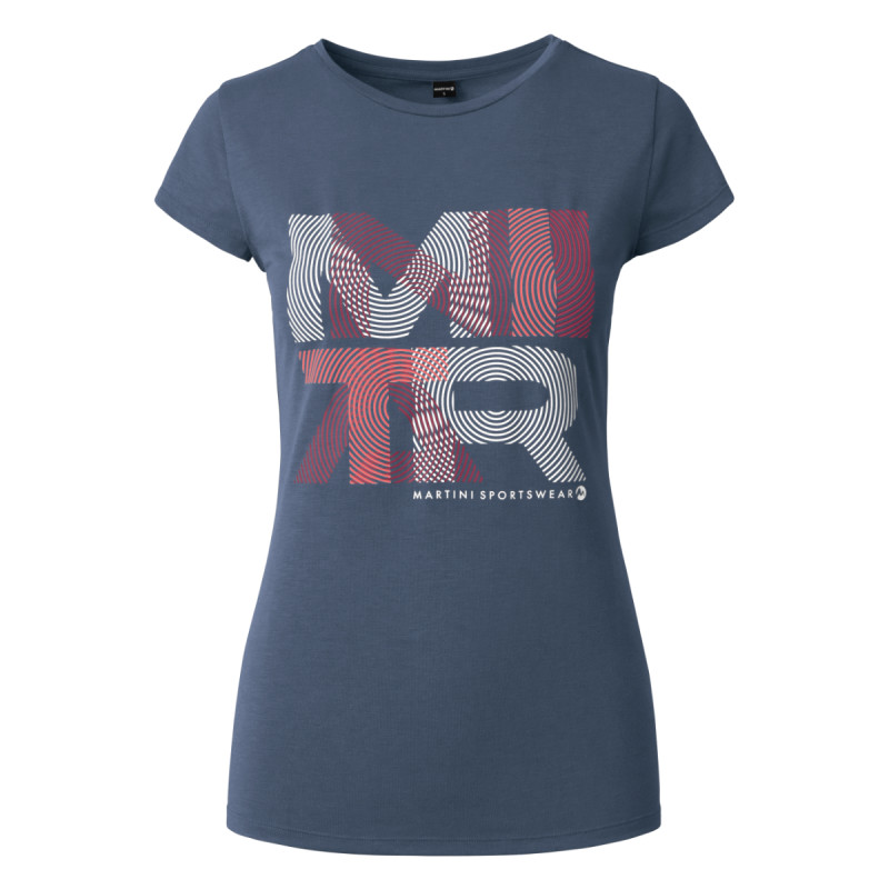 Dámské turistické funkční tričko Martini Sportswear HIGHVENTURE  - modrá