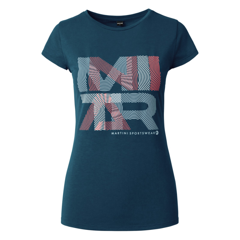 Dámské turistické funkční tričko Martini Sportswear HIGHVENTURE  - petrolejová