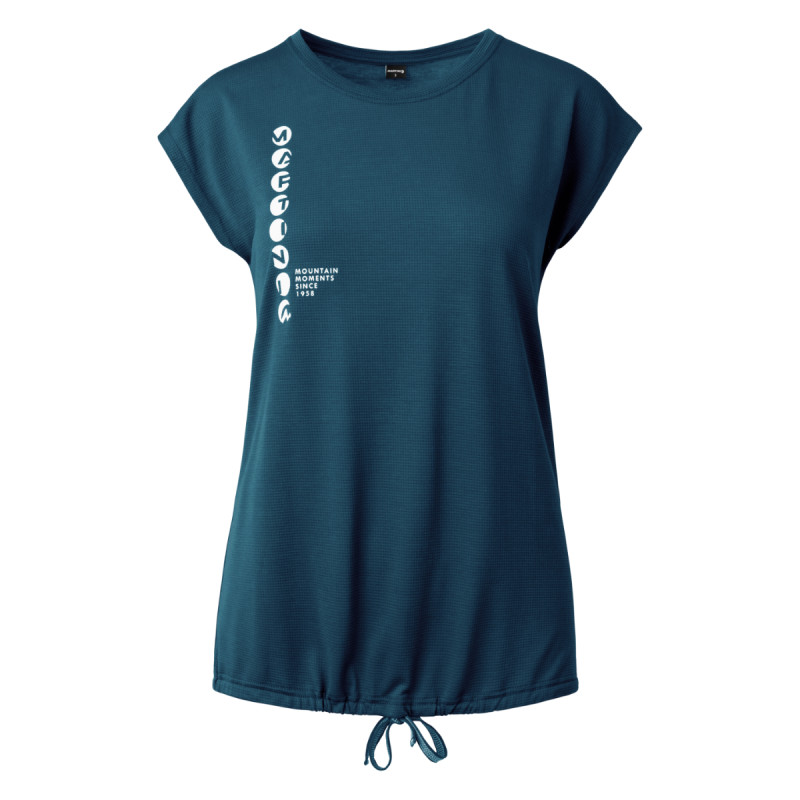 Dámske turistické funkčné tričko Martini Sportswear VIA  - petrolejová