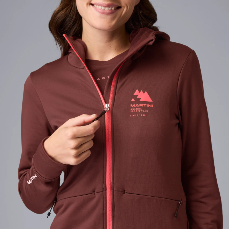 Dámska mikina Martini Sportswear SUNRISE  - petrolejová