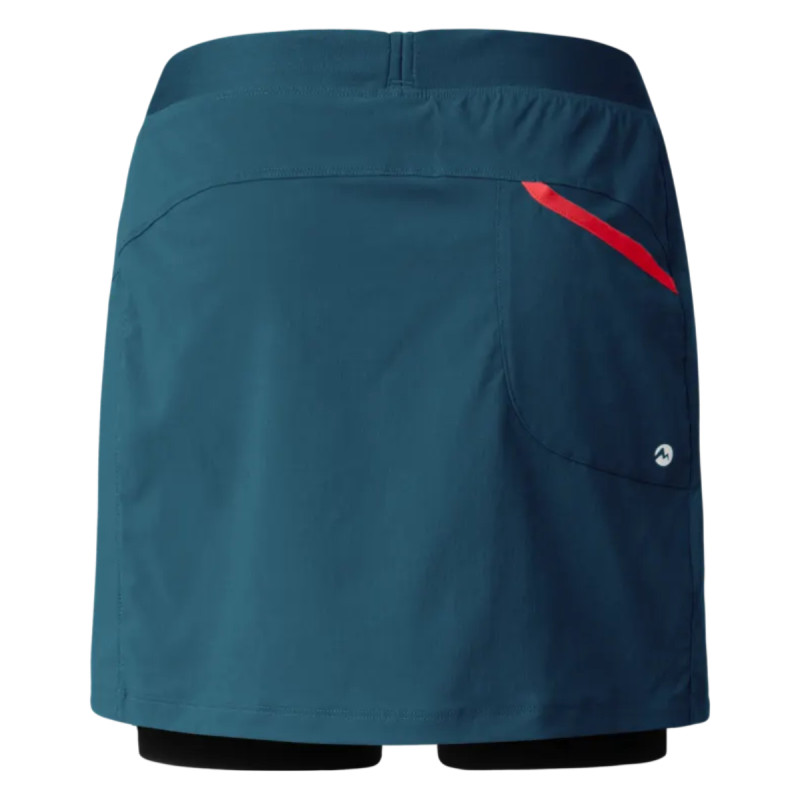 Dámska turistické sukňa Martini Sportswear ALPMATE  - petrolejová