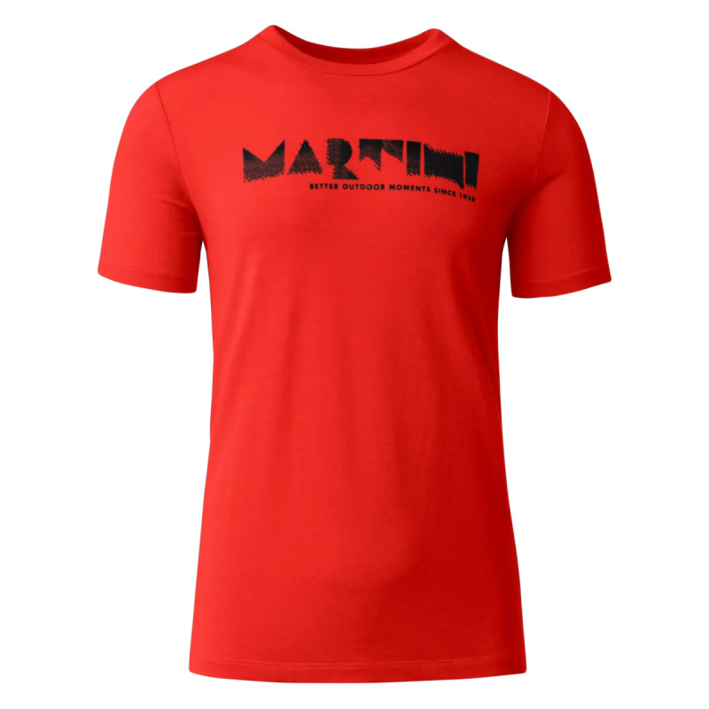 Pánské turistické funkční tričko Martini Sportswear ALPMATE  - červená