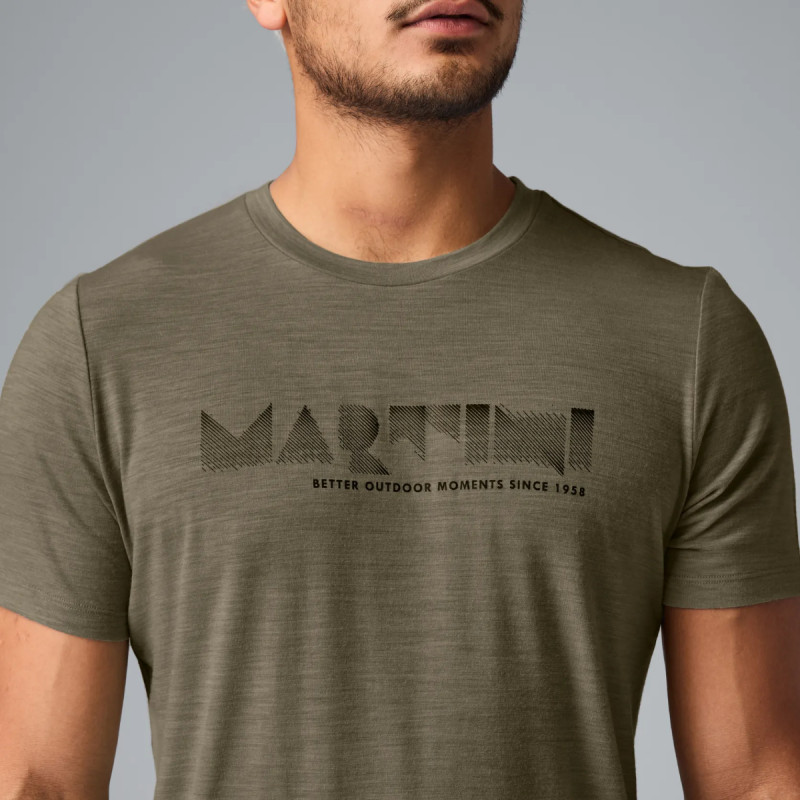 Pánské turistické funkční tričko Martini Sportswear ALPMATE  - červená