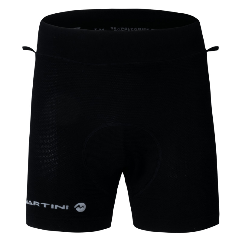 Pánske cyklistické kraťasy Martini Sportswear FLOWTRAIL CLIP IN  - čierna