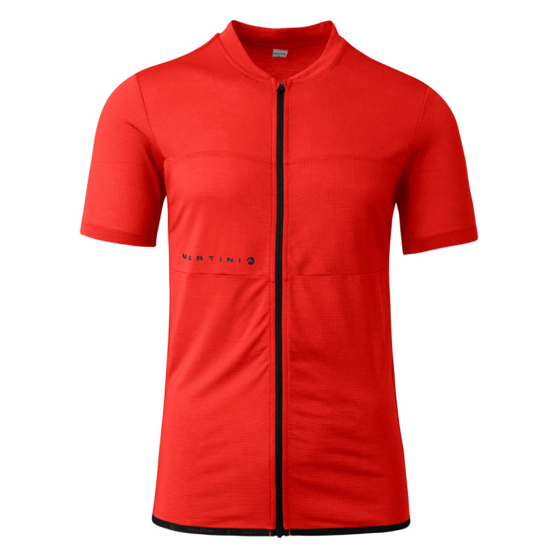 Pánsky cyklistický dres Martini Sportswear FLOWTRAIL  - červená