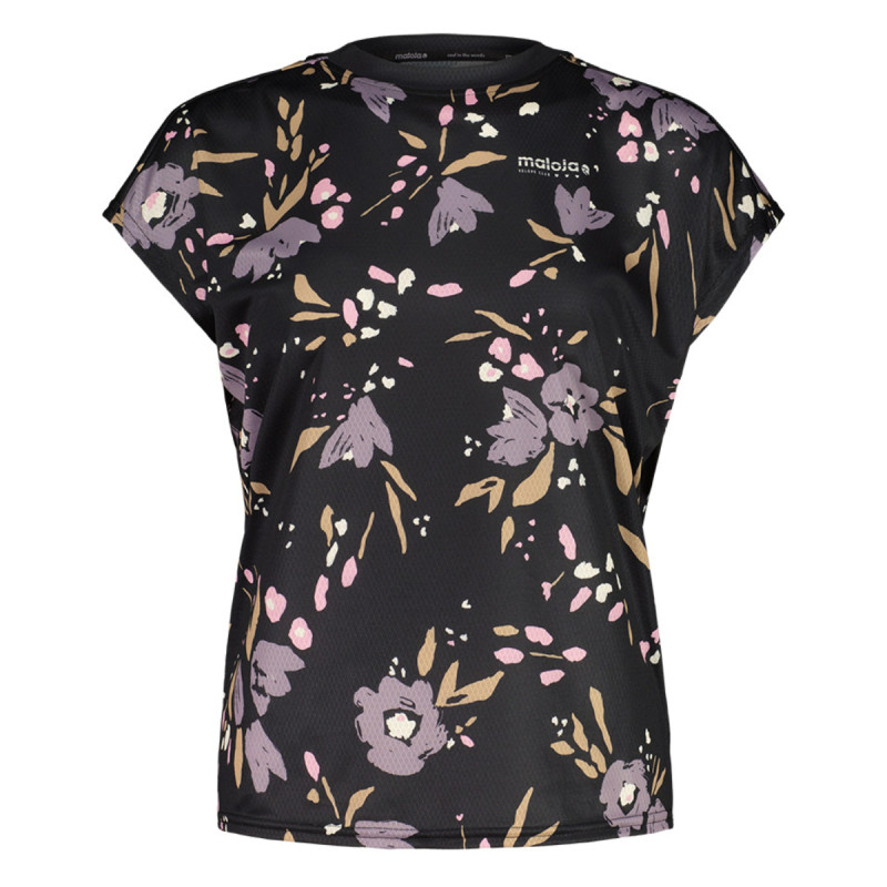 Dámsky cyklistický dres Maloja VILSAM. ALLMOUNTAIN TOP  - čierna