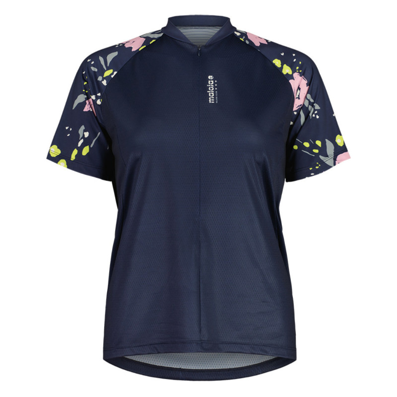 Dámsky cyklistický dres Maloja VILSAM. ALLMOUNTAIN 1/2  - tmavo modrá