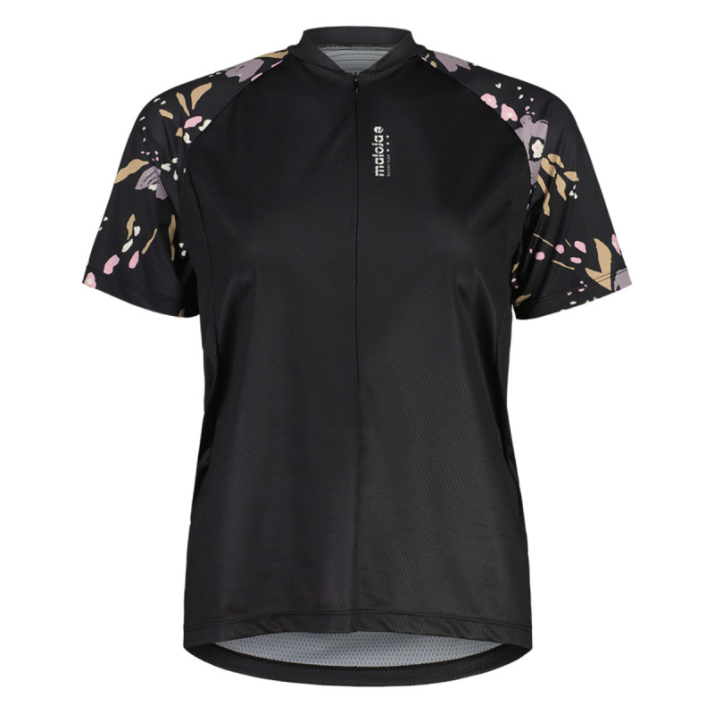 Dámsky cyklistický dres Maloja VILSAM. ALLMOUNTAIN 1/2  - čierna