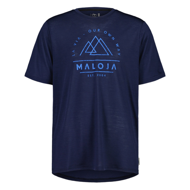 Pánské funkční tričko Maloja KALMBERGM.  - tmavě modrá