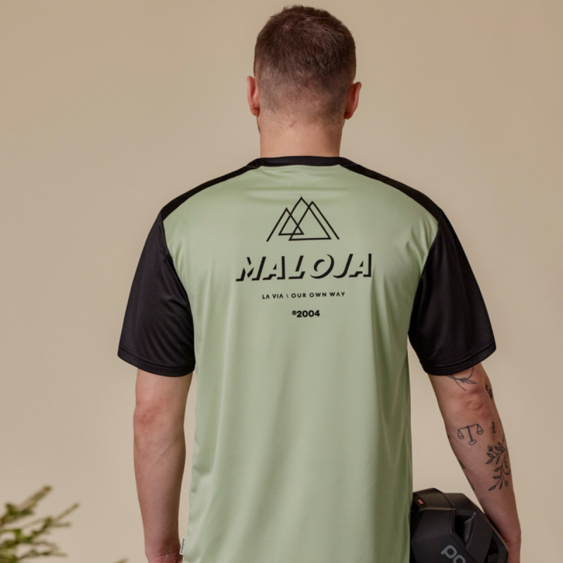 Pánsky cyklistický dres Maloja HAGENBACHM.  - svetlo zelená