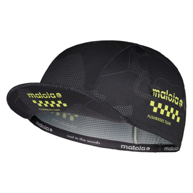 Cyklistická kšiltovka Maloja PUSHBIKERSM.  - černá