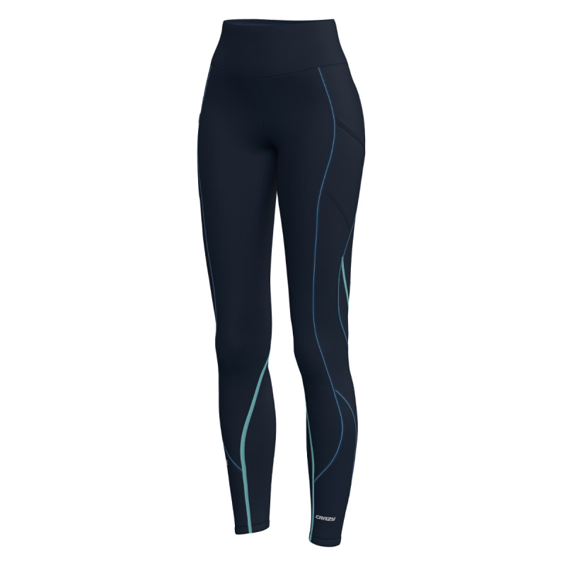 Dámske legíny Crazy CUTE LIGHT  - tmavo modrá