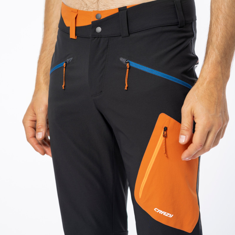 Pánske turistické nohavice Crazy RESOLUTION LIGHT  - čierna