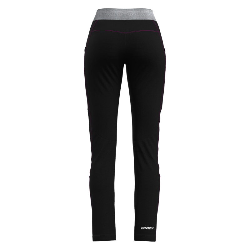 Dámske nohavice Crazy TRAVERSE  - čierna