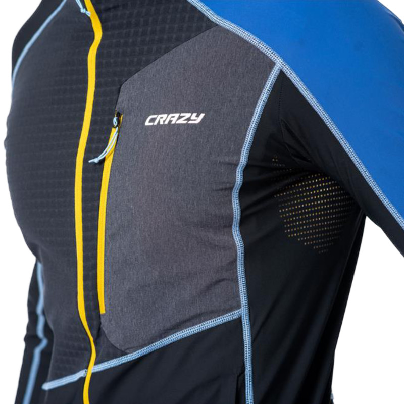 Pánska mikina Crazy TRAVERSE  - čierna