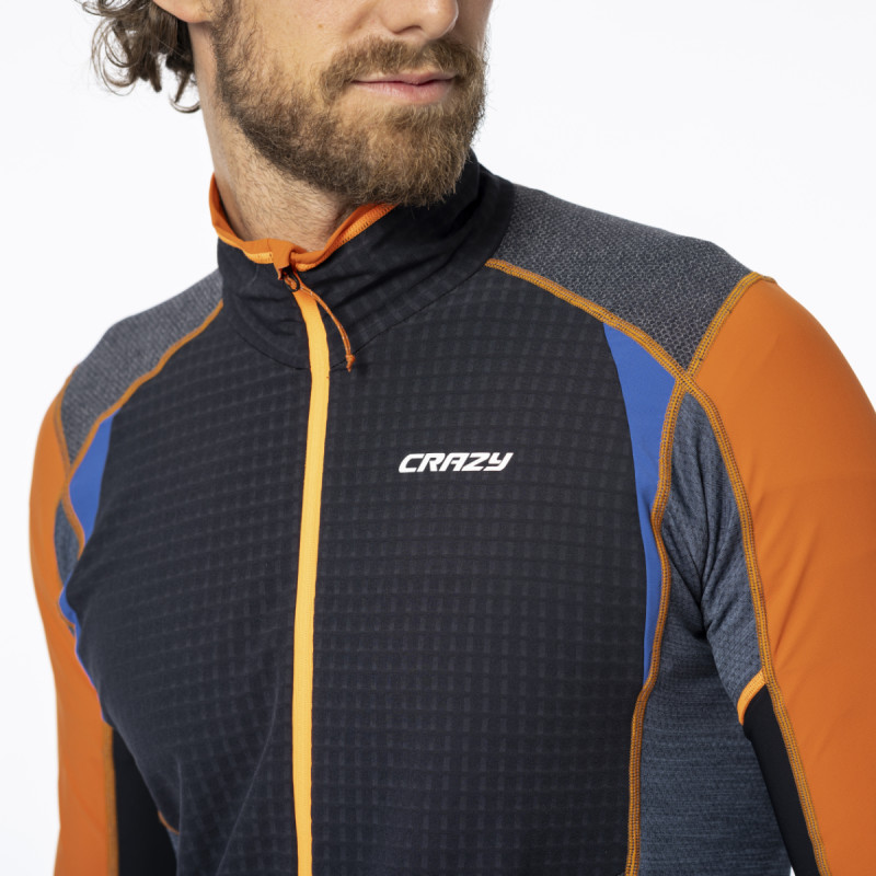 Pánska mikina Crazy VIPER  - čierna